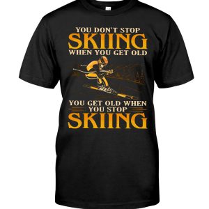 I Just Want To Go Skiing And Ignore All Of My Old Man Problems White Design Hoodie T Shirts