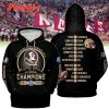 2023 Alabama Crimson Tide Southeastern Conference Champions Hoodie Shirts Red Design