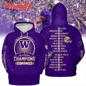 Washington Huskies Champions Purple Reign Again Hoodie Shirts