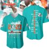 2023 AFC East Division Champions City Miami Dolphins Baseball Jersey White