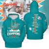 2023 AFC East Division Champions City Miami Dolphins Hoodie Shirts White