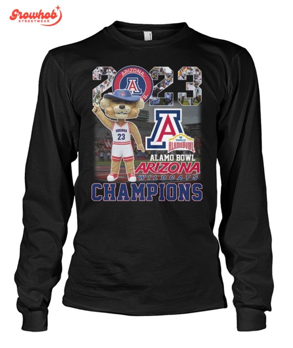 2023 Arizona Wildcats Alamo Bowl Champions Fan T-Shirt