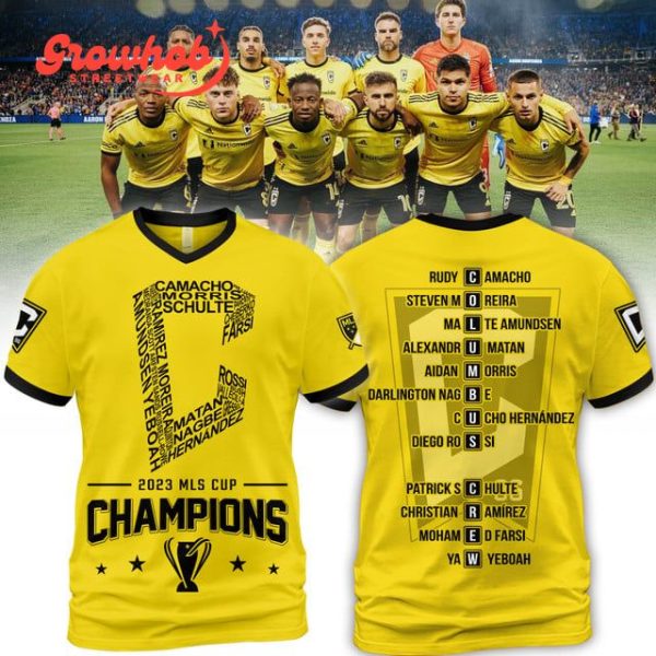 2023 Columbus Crew Major League Soccer Yellow Edition Hoodie Shirts
