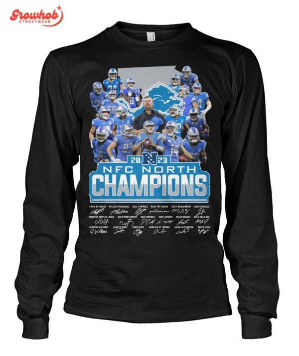 2023 Detroit Lions NFC Champions Proud Fan T-Shirt