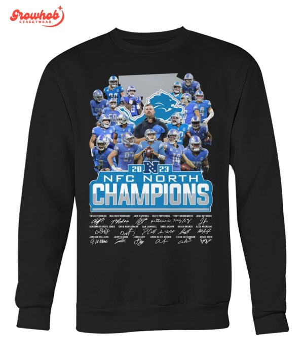 2023 Detroit Lions NFC Champions Proud Fan T-Shirt