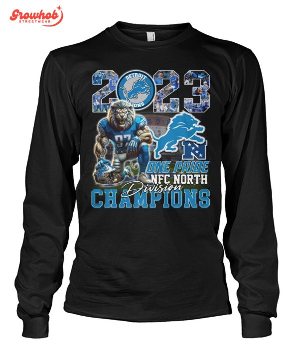 2023 Detroit Lions NFC Champions Roary Fan T-Shirt