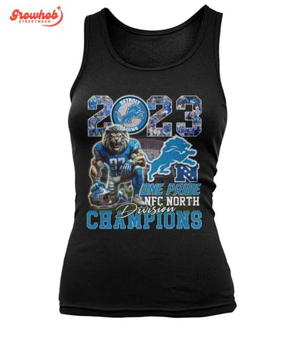2023 Detroit Lions NFC Champions Roary Fan T-Shirt