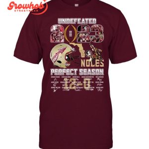 Florida State Seminoles 2023 Undefeated Perfect Season Fan T-Shirt