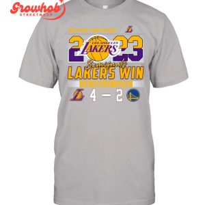 2023 Los Angeles Lakers Western Conference Semifinal Win T-Shirt