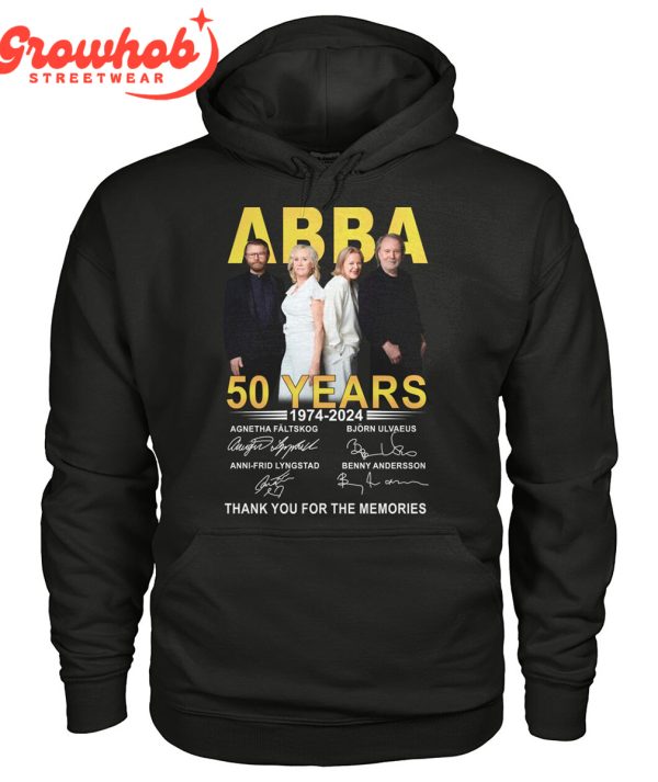 Abba Anniversary 50 Years Of Memories T-Shirt