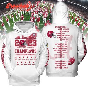 Alabama Crimson Tide Roll Tide 2023 Southeastern Conference Champions T-Shirt
