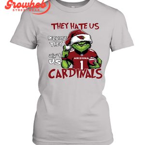 Arizona Cardinals Grinch Hate Us Christmas T-Shirt