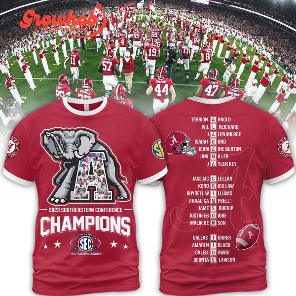 Big Al Alabama Crimson Tide 2023 SEC Championship Red Version Hoodie Shirts
