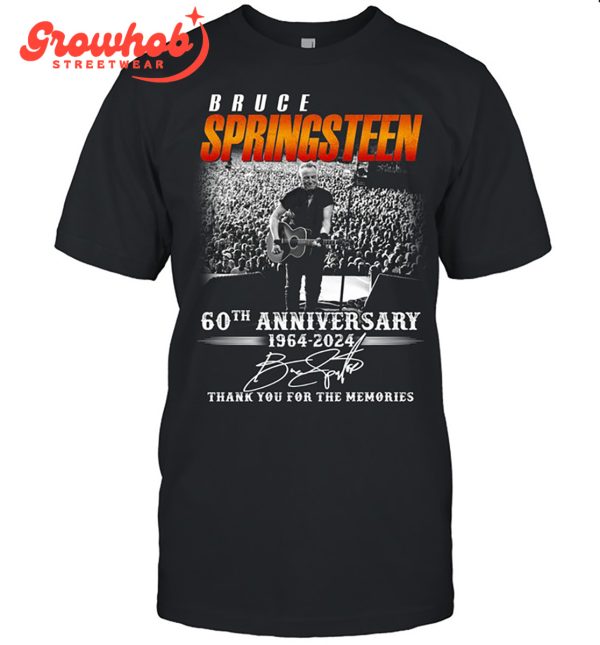 Bruce Springsteen 60th Anniversary 1964-2024 T-Shirt