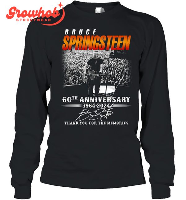 Bruce Springsteen 60th Anniversary 1964-2024 T-Shirt