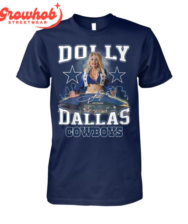 Dolly Parton Dallas Cowboys Cheerleader NFL Show T-Shirt