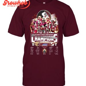Florida State Seminoles 2023 Atlantic Coast Conference Champions T-Shirt