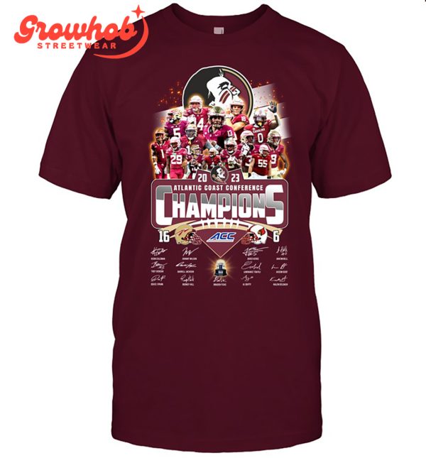 Florida State Seminoles 2023 Atlantic Coast Conference Champions T-Shirt