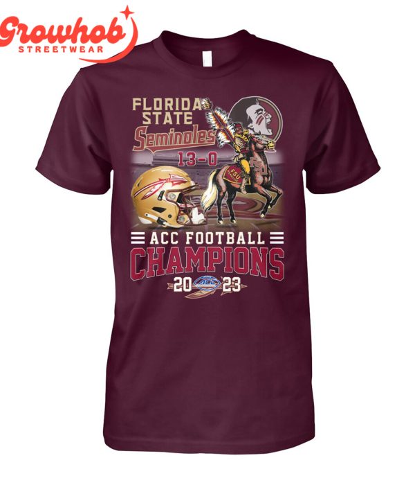 Florida State Seminoles Osceola Renegade 2023 ACC Football Champions T-Shirt