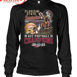 Florida State Seminoles Osceola Renegade 2023 ACC Football Champions T-Shirt