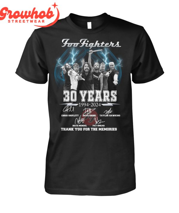 Foo Fighters Rock Band 30 Years Of Memories T-Shirt