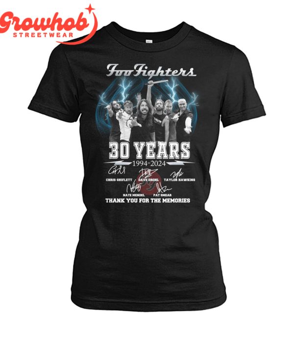 Foo Fighters Rock Band 30 Years Of Memories T-Shirt