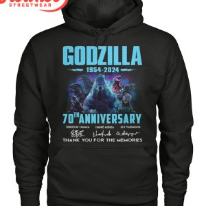 Godzilla 1954 2024 70th Anniversary Memories T-Shirt