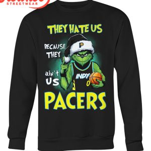 Indiana Pacers Grinch Hate Us Christmas T-Shirt
