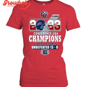 Liberty Flames 2024 Fiesta Bowl Champions Red Hoodie Shirts
