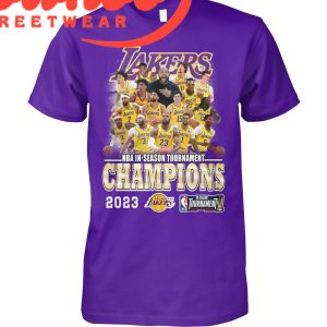 Los Angeles Lakers Champions Of NBA In-Season Tournament T-Shirt