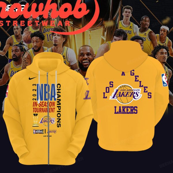 Los Angeles Lakers NBA In Season Tournament 2023 Champions Hoodie T Shirt