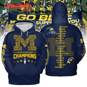 Michigan Wolverines Hail To The Victors 2023 Big Conference Champions T-Shirt
