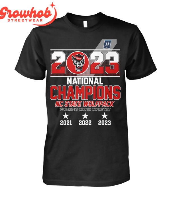 NC State Wolfpack 2023 National Champions Women’s Cross Country T-Shirt