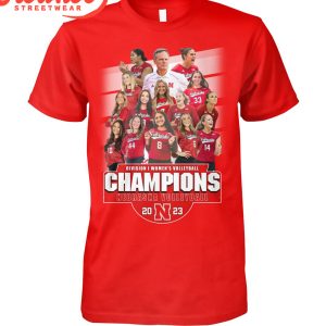Nebraska Cornhuskers 2023 Divions 1 Women’s Volleyball Champions T-Shirt