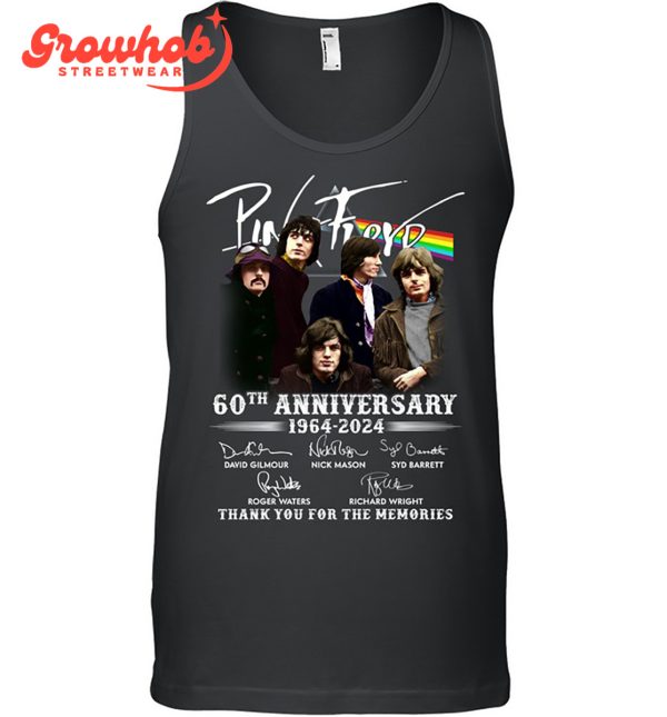 Pink Floyd 60th Anniversary 1964-2024 Rock Band T-Shirt