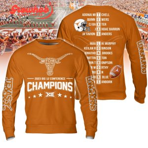Texas Longhorns 2023 Big 12 Championship Orange Version Hoodie Shirts