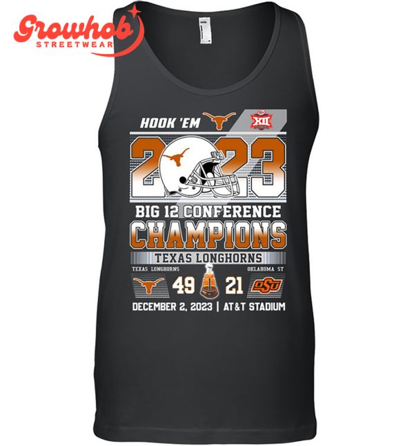 Texas Longhorns Big 12 Conference Champions 2023 T-Shirt