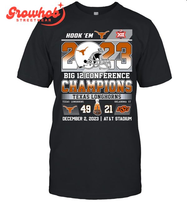 Texas Longhorns Big 12 Conference Champions 2023 T-Shirt