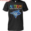 Texas Rangers MLB Autism Awareness Knowledge Power T-Shirt