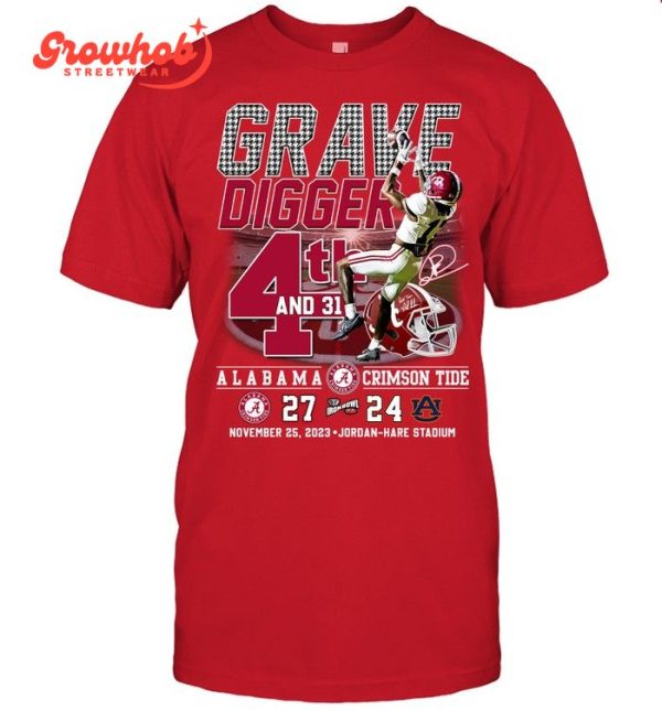 Alabama Crimson Tide Grave Digger Victory T-Shirt