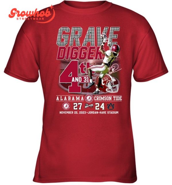 Alabama Crimson Tide Grave Digger Victory T-Shirt