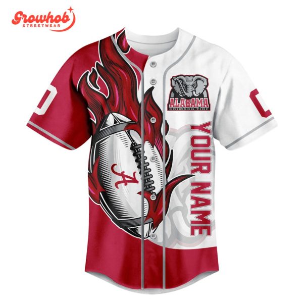 Alabama Crimson Tide Legend Made Personalized Baseball Jersey