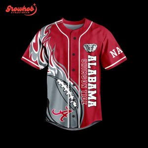 Alabama Crimson Tide Roll Tide Personalized Baseball Jersey