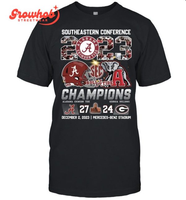 Alabama Crimson Tide SEC Champions Roll Tide 2023 T-Shirt