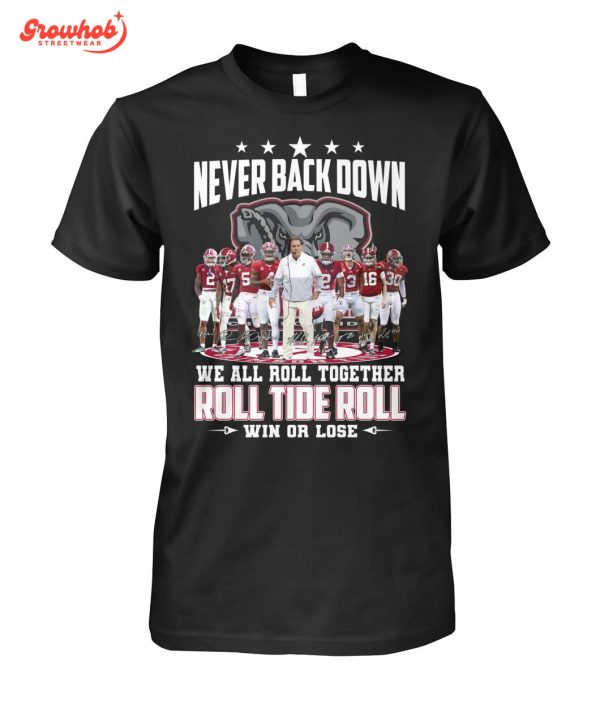 Alabama Crimson Tide We All Roll Together T-Shirt