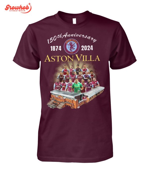 Aston Villa Football Club 150th Anniversary T-Shirt