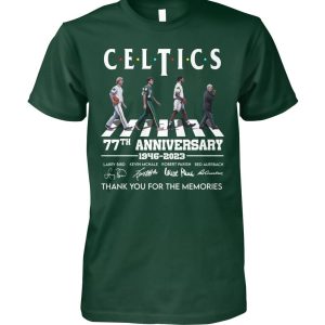Boston Celtics Larry Bird Kevin McHale Robert Parish Red Auerbach T-Shirt