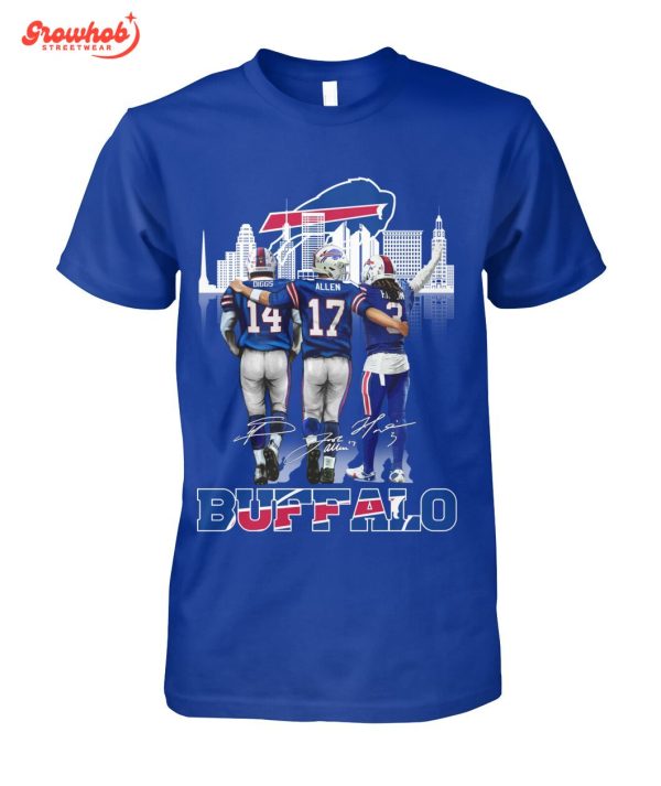 Buffalo Bills Josh Allen Stefon Diggs Damar Hamlin T-Shirt