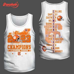 Clemson Tigers Gator Bowl Champions 2023 Hoodie Shirts White Design