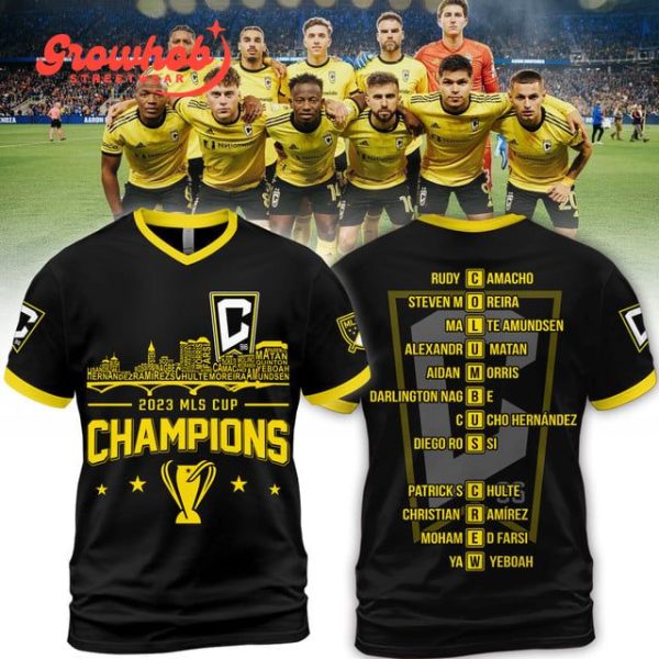 Columbus Crew 2023 MLS Cup Champions Black Edition Hoodie Shirts